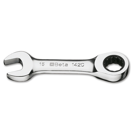 BETA Short Ratchet Combination Wrench, 14mm 001420114
